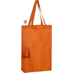 Sac pliable t-bottom 190t polyester avec poche zippée : jane
