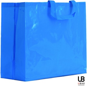 Sac shopping 120grs pp tissé laminé avec anses courtes : orlando 14