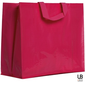Sac shopping 120grs pp tissé laminé avec anses courtes : orlando 10