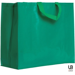 Sac shopping 120grs pp tissé laminé avec anses courtes : orlando 9