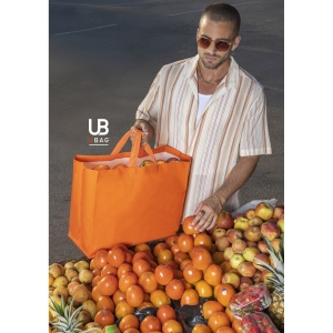 Sac shopping 120grs pp tissé laminé avec anses courtes : orlando