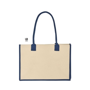 Sac shopping 340grs coton canvas laminé avec fond rigide amovible : princesse 3