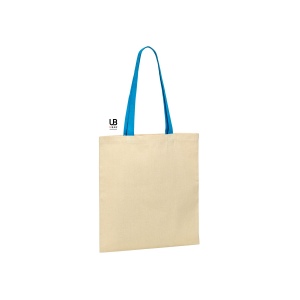 Tote bag 220grs coton avec anses colorées : marietta 7