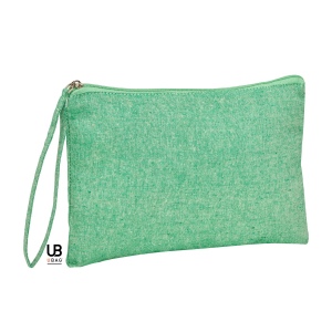 Pochette zippée 150grs coton recyclé : augusta