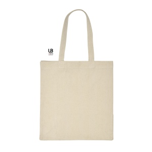 Sac shopping coton modena naturel avec bouton pression aimante 2