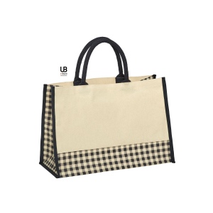 Sac shopping 220grs coton canvas laminé : faubourg 2