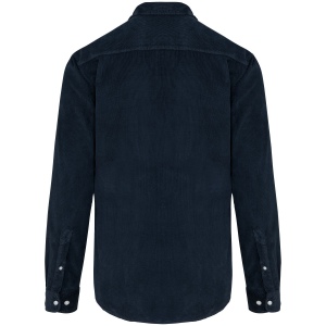 Chemise manches longues en velours homme 15