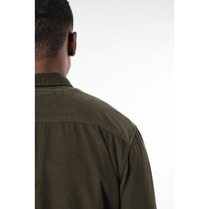 Chemise manches longues en velours homme 10