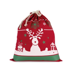 Sac avec cordon motifs de Noël 3