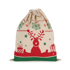 Sac avec cordon motifs de Noël 2