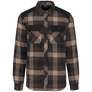 Chemise à carreaux avec poches homme 2