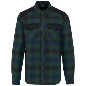 Chemise à carreaux avec poches homme 3