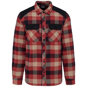 Chemise à carreaux avec poches homme 4