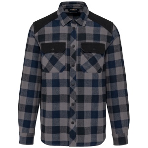 Chemise à carreaux avec poches homme 5