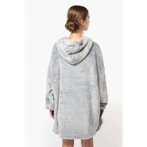 Plaid poncho unisexe 4