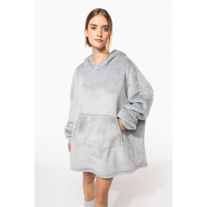 Plaid poncho unisexe
