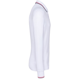 Polo maille piquée manches longues homme 16