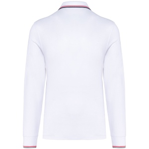 Polo maille piquée manches longues homme 11