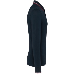 Polo maille piquée manches longues homme 14