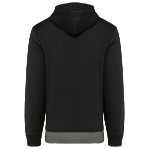 Sweat-shirt tricolore à capuche unisexe 6