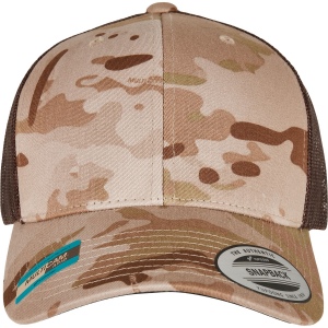 Casquette retro trucker multicam 2