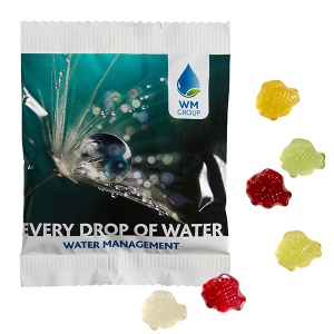 Formes STANDARD de gommes de fruits, 20 g, sachet conventionnel