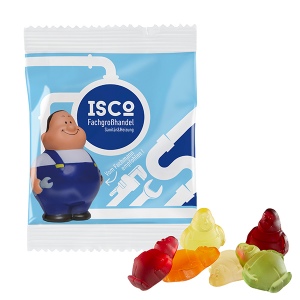 Gommes de fruits à l’effigie de M. Bert®, sachet compostable
