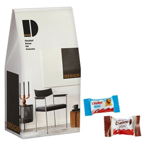 Pochette Gourmande Maxi avec Kinder Chocolat Mini et Kinder Bueno Mini