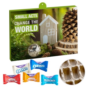 Calendrier de l’avent de marque Premium – version PAPIER avec Assortiment de Milka Favourites