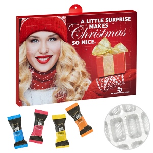 Calendrier de l’avent de marque Premium avec Hello Mini Sticks de Lindt