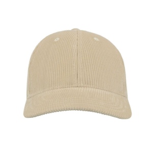 Casquette 6 pans en corduroy recyclé 6