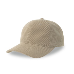 Casquette 6 pans mid visor corduroy recyclé 6
