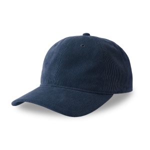 Casquette 6 pans mid visor corduroy recyclé 2