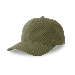 Casquette 6 pans mid visor corduroy recyclé 5
