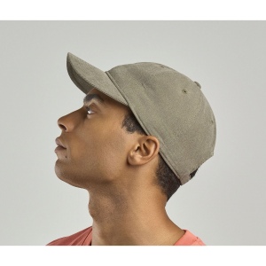 Casquette 6 pans mid visor corduroy recyclé