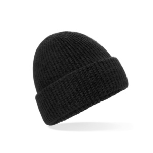Bonnet en maille côtelée 2