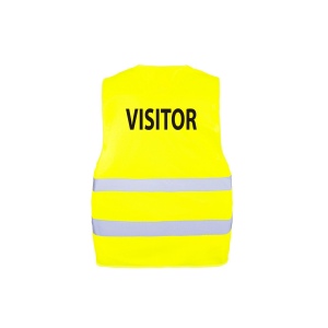 Gilet de sécurité imprimé Visitor ou Security 3