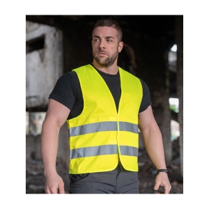 Gilet de sécurité imprimé Visitor ou Security