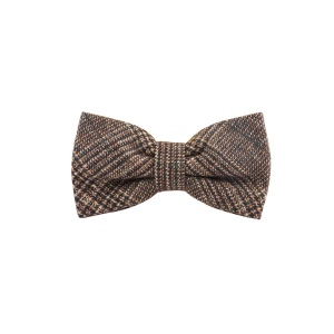 Noeud papillon stylé avec motif à carreaux (glencheck) 3