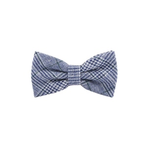 Noeud papillon stylé avec motif à carreaux (glencheck) 2