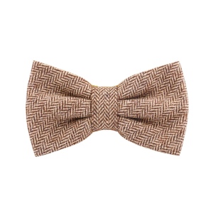 Noeud papillon stylé avec motif à chevrons Herringbone 3