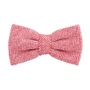 Noeud papillon stylé avec motif à chevrons Herringbone 2