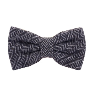 Noeud papillon stylé avec motif à chevrons Herringbone 5