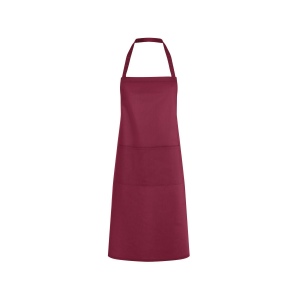 Tablier à bavette en polycoton avec poche 8