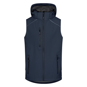 Bodywarmer en Softshell avec capuche 2