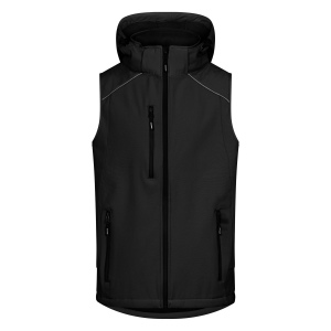Bodywarmer en Softshell avec capuche 3