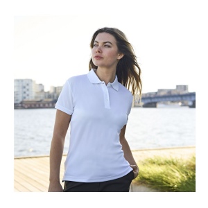 Polo femme en polyester recyclé