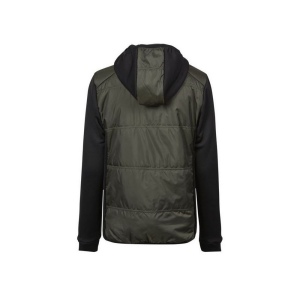 Veste bi-matière à capuche femme 7