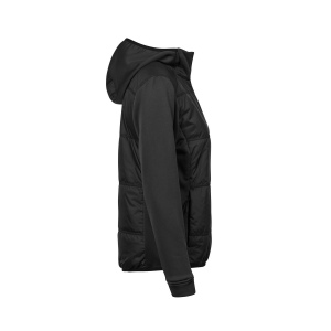 Veste bi-matière à capuche femme 8