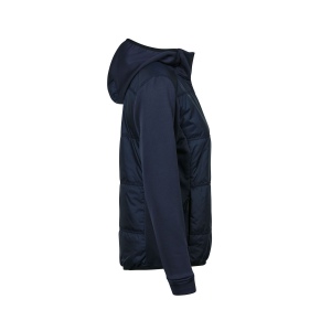 Veste bi-matière à capuche femme 9